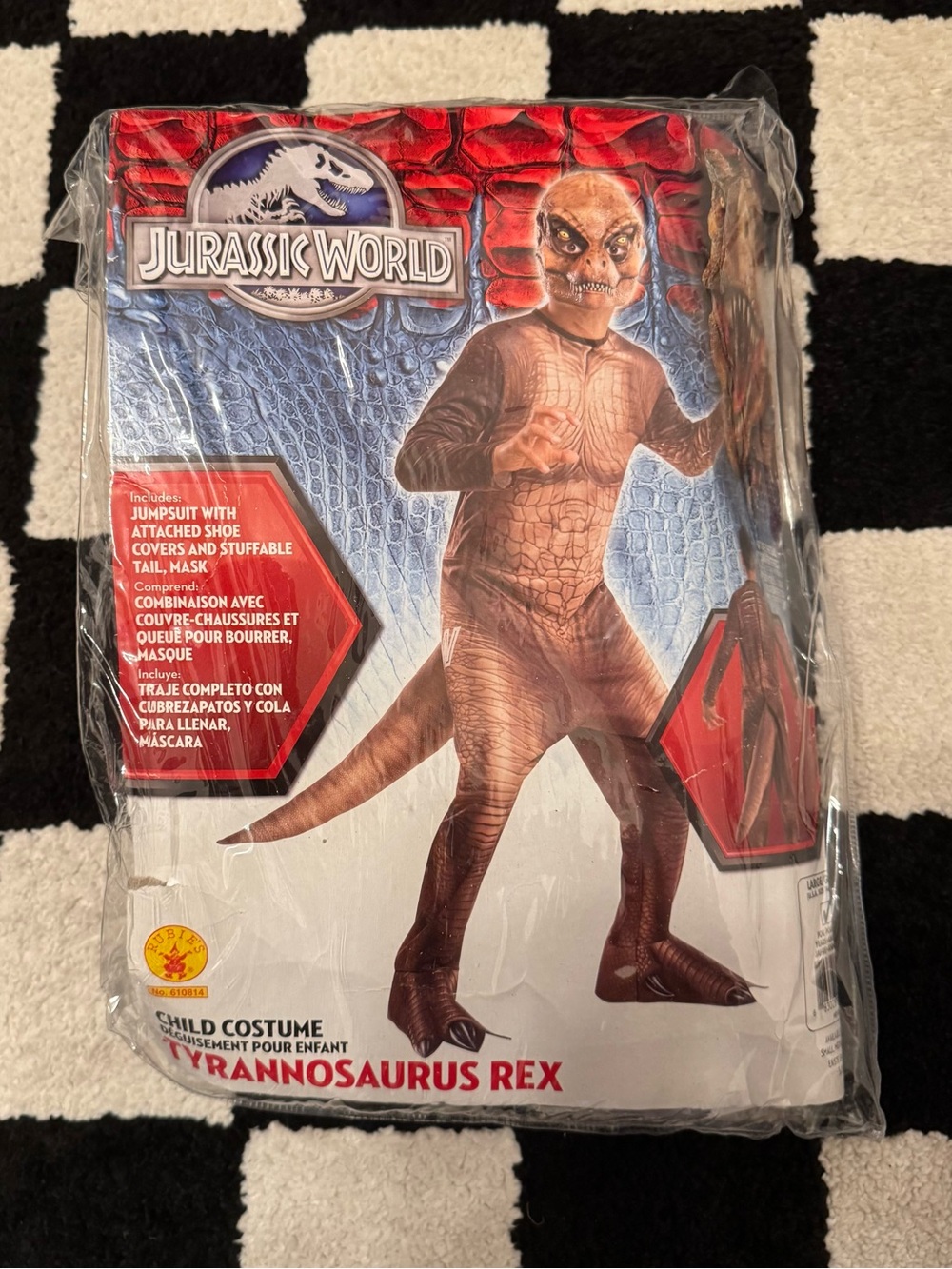 NWT Jurassic World Tyrannosaurus Rex Child Costume Size Large New